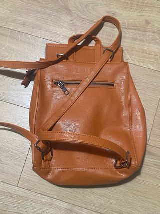 Mochila marrón/naranja