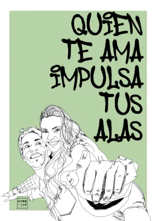 Ilustración El Impulso del Amor San Valentín