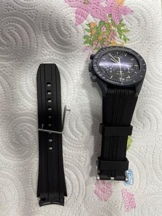 Correa de reloj negra nueva