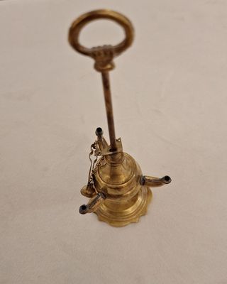 Mini candeliere ottone anni '50