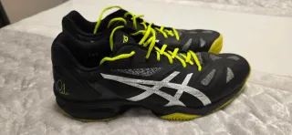 Zapatillas Asics Padel Negras/Amarillas