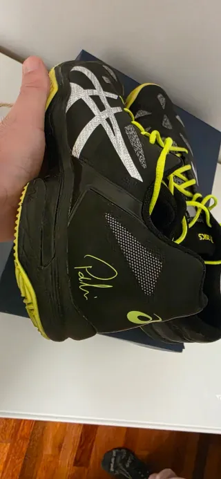 Zapatillas Asics Padel Negras/Amarillas