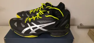 Zapatillas Asics Padel Negras/Amarillas