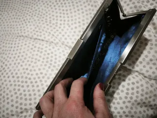 Bolso de fiesta azul marino