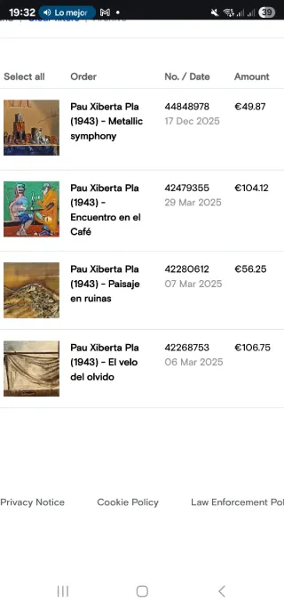 Lote de 15 Abstractos Pau Xiberta Pla