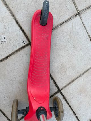Patinete Globber 3 ruedas rojo