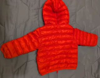 Giubbotto rosso Brums con cappuccio