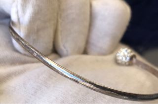 Brazalete Plata Ley Brillantes + Regalo