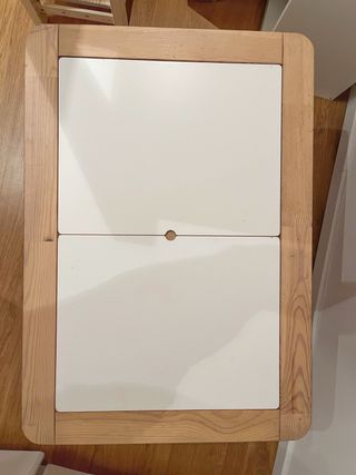 Mesa Ikea Flisat con 2 Cubetas