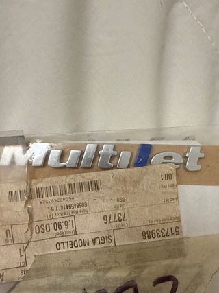 Scritta portellone Multijet