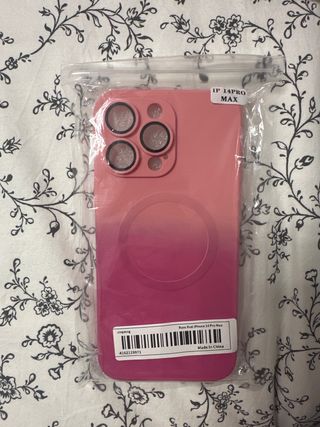 Funda magentica rosa iPhone 14 Pro Max