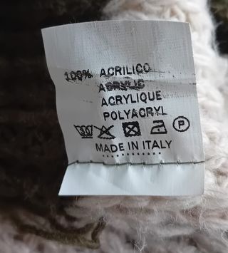 Jersey rayas verde/beig con capucha Talla Única