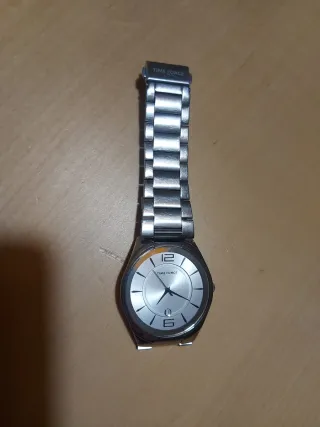 Reloj Time Force Hombre Plata y Blanco