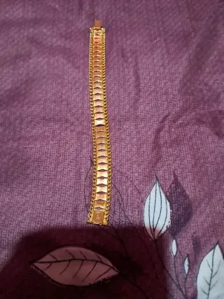 Pulsera chapada en oro