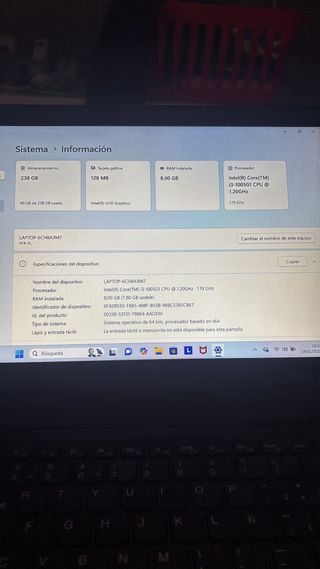 Lenovo V14-IIL Core i3 10th Gen Gris