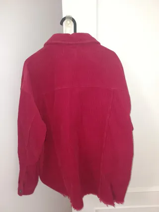 Chaqueta Zara Pana Oversize Roja