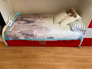 Litera con gran almacenaje