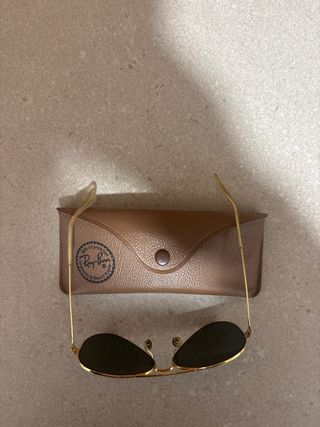 Gafas Ray-Ban Aviator Mujer Dorado/Negro