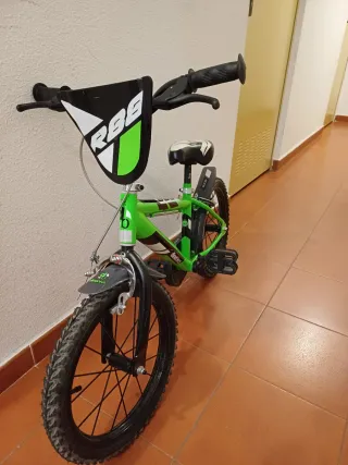 Bicicleta iniciación, 3 a 6 años.17 pulgadas