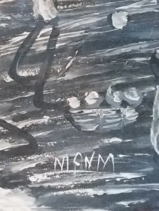 Pintura al óleo Punta Cana