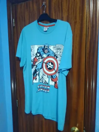 Camiseta Capitán América Talla XL