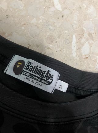 Camiseta BAPE Miami Fútbol Negra