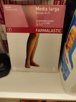 Medias de compresión Farmalastic Beige Talla Única