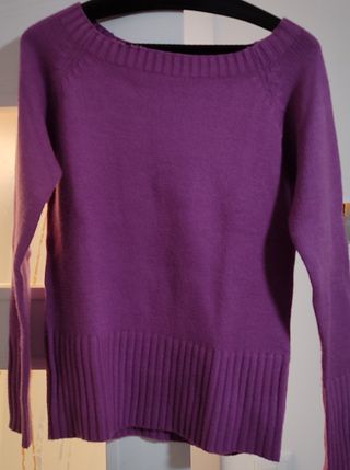 Jersey de invierno morado
