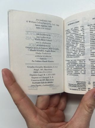 Diccionario español-francés de bolsillo