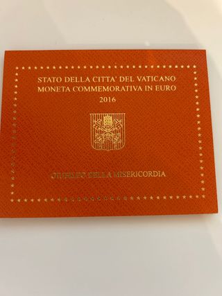 Moneda Vaticano 2016 Misericordia