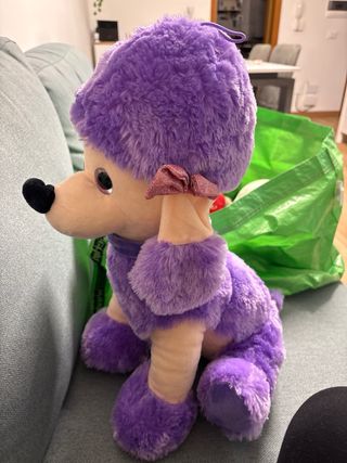 Peluche Barboncino Viola 50cm