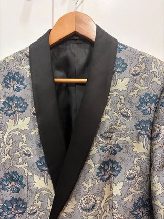 Americana para hombre tipo "Jacquard Shawl Blazer"