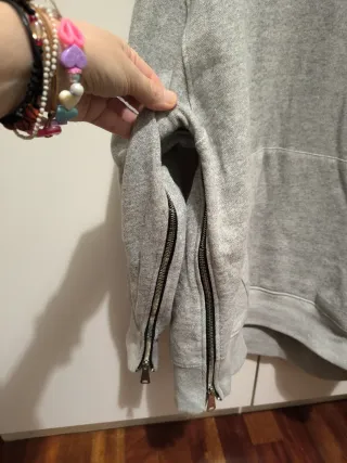 Sudadera Zara Gris