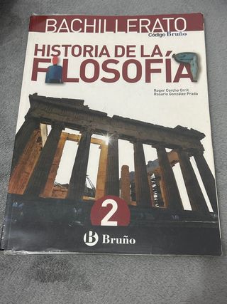 Historia de la Filosofía 2 Bachillerato