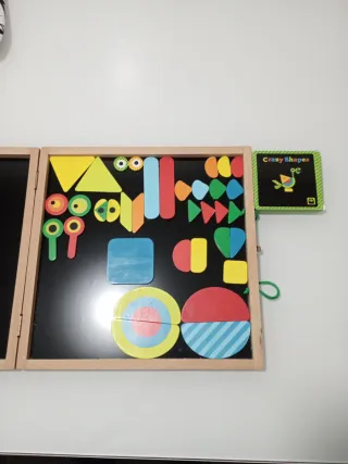 Maletín magnético Eurokids Crazy Shapes