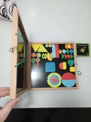 Maletín magnético Eurokids Crazy Shapes