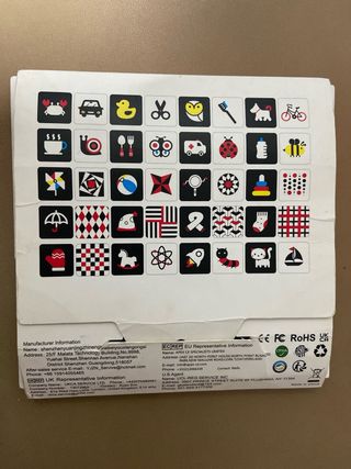 Tarjetas Estimulación Visual Bebé 3-6 Meses