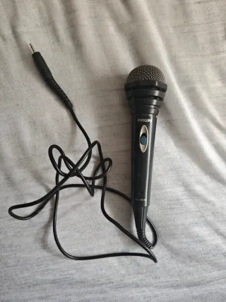 Micrófono Karaoke Philips Negro