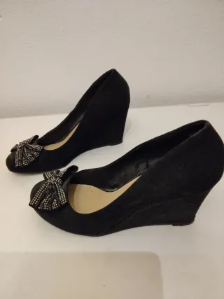 Zapatos Madeline Stuart Negros Mujer Talla 38