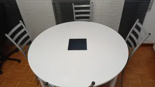 Mesa extensible comedor + 6 sillas
