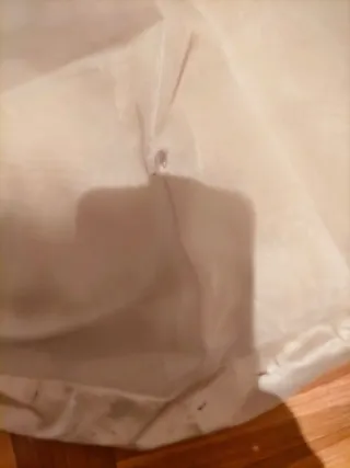 Vestido de Novia raso crema y tul dorado