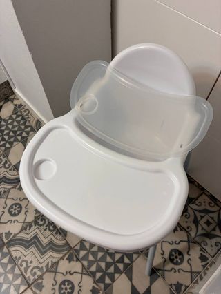 Trona convertible blanca