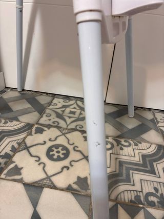 Trona convertible blanca