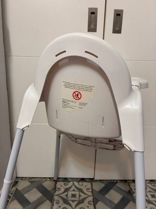 Trona convertible blanca