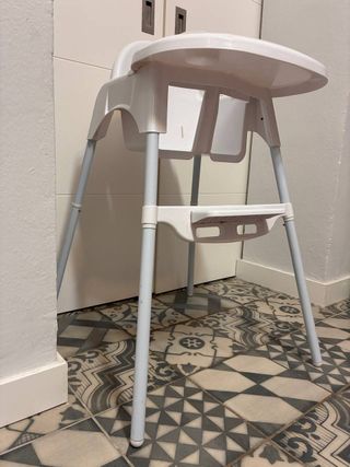 Trona convertible blanca