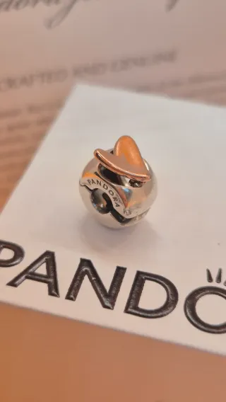 Charm CLIP ❤ Pulsera Pandora Original Plata y Oro.