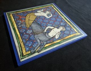 Cuadro Sirena y Centauro Medieval