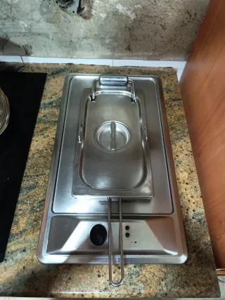 Freidora acero inoxidable