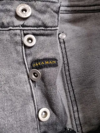 Jeans ZARA MAN Grigio Scuro - Taglia 40