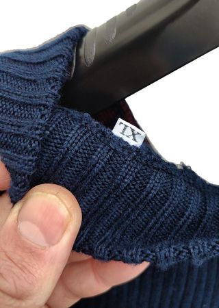 Bikkembergs Maglione Lana V-Neck Y2K Blu XL